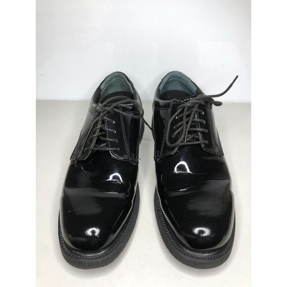 Thorogood Black Patent Leather Oxfords Lace Work Shoes Men’s sz 10.5M US/43.5EU